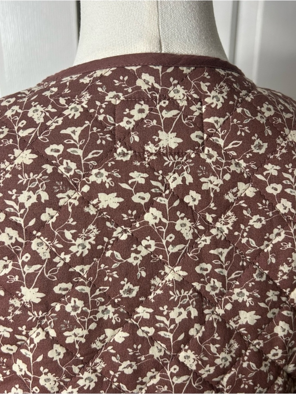 NWT (size S) MARKET & SPRUCE Patterned Quilted Jacket - Picture 8 of 10